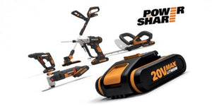 WORX WG157E TRIMMER a BATTERIA 20V da 2.0 Ah al litio