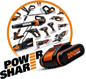 <transcy>WORX WG252E TELESCOPIC HEDGE CLIPPER with 20V battery</transcy>