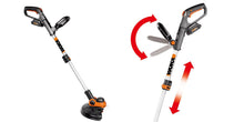 WORX WG163E TRIMMER BATTERIA 20V da 2,0 Ah al litio